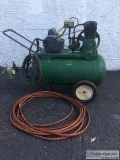 Old School Belt Drive Air Compressor