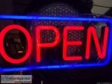 Non Neon Open Sign Brand New In The Box - 110