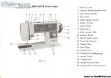 Dressmaker 7000 Sewing Machine Instruction Manual
