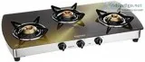 3 Burner Gas Stove with Auto Ignition