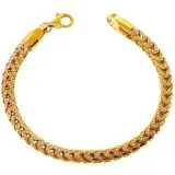 Mens 3.20 Ct Diamond Franco Bracelet Solid 14K Yellow Gold