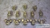 BRUSHED BRASS DISNEY DRAWER PULL CABINET KNOBS-13