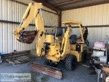 Vermeer V-4150a TrencherBackhoe with Trailer