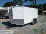 7 x 14 Basic Enclosed Cargo Trailer WV-nose - 39213
