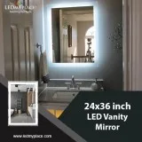 Stay Attractive all the Time by Installing 24x36 Inch LED Vanity