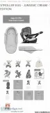 Stroller Egg Jurrasic Cream Special Edition