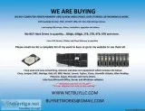    WE BUY USED AND NEW COMPUTER MEMORYRAM CPU&rsquoSNETWORKI NGD