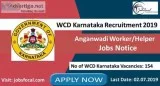WCD Karnataka Recruitment 2019 -20 (355) Anganwadi WorkerHelper 