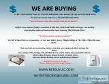  - WANTED TO BUY -  We BUY usednew computer networking telecom d