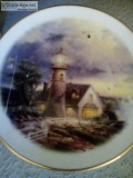 Thomas Kinkade collectible coffee cup and plate