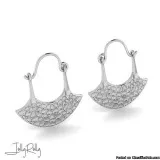 Hold Me High Silver Earrings and Studs by JollyRolly