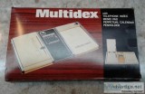 RETRO MULTIDEX COLLECTIBLE DESK ORGANIZER-NEW