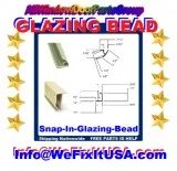 Glazing Spline Snap-In Bead Beading for Windows and Doors [New M