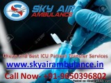 Get Sky Train Ambulance Services in Silchar with ICU Expert Doct