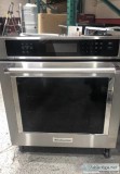 Kitchen Aid 27 inch electric wall oven stainless steel