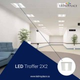 Install LED Troffer Light at the Hospitals&rsquo Reception Area 