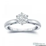 Auriya GIA Certified 18k White Gold 4-Prong 3 ct. TDW