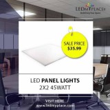 Install 2x2 45W LED Panels to make Interiors More Graceful