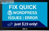 Fix Quick WordPress Issues just 29 Only