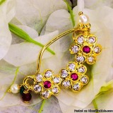 Brighten up your look with Floral Nose Ring