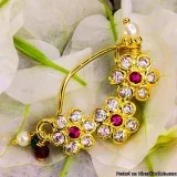 Brighten up your look with Floral Nose Ring