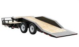 Super-Wide Tilt Trailer GVWR 14000 lbs Equipment Tilt Trailer PJ