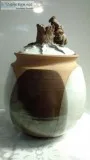 Ceramic Honey Pot Handcrafted and Painted by Anders Bear in Stum