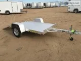5x8 Aluminum Utility Trailer Single Axle Motorcycle Trailer Alum