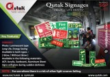 Get the new Signages...Now - by Qutak Security Devices