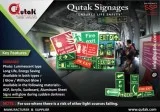 Get the new Signages...Now - by Qutak Security Devices