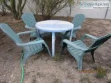 Out door chairs and table