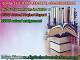 What do you know about BVDU solved assignment 0120-433-5876