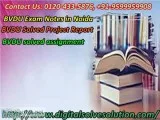 What do you know about BVDU solved assignment 0120-433-5876