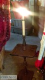 WOODEN LAMPLIGHT TABLE