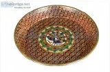 Nutristar Meena Stainless Steel Thali Parat Tray 17 Inches