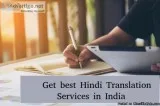 Get best Hindi Translation&nbspSer vices in India