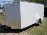 7 x 14 Standard Enclosed Cargo Trailer WV-nose and 3 inches in h