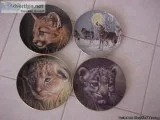 Princeton Gallery Big Cats Plates