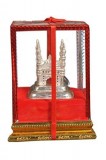 Nutristar Home CHARHINAR Showpiece Pure Brass with Silver Plated
