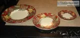 13 Piece F. Gioria Plate Set form Italy  New