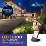 Have Small Electric Bills by Installing 300w LED Flood Lights