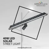 Experience Clean Energy With Compact Design 40-Watt LED Solar St