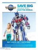 UNIVERSAL STUDIOS ORLANDO 2 DAYS PLUS 3 DAYS FREE