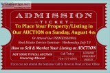 PLACE YOUR LISTINGPROPERTY IN OUR AUCTION