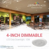 Use 4 Inch Dimmable Led Downlights That Leaves No Dark Spots