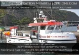 Customized Boat Registration Numbers  219signs