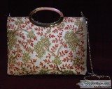 Fancy Handbags For Ladies  Fabric Embroidery Fancy Clutch Bag Ha
