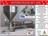 Jet-500 Single Head Air and Electric Piston Filler