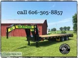 40  Gooseneck Trailer 24.9K Tandem Axle