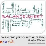 how to read your own balance sheet